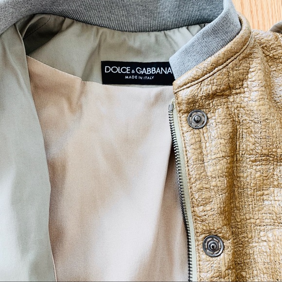 DOLCE & GABBANA Cropped Bomber Jacket - Picture 3 of 7